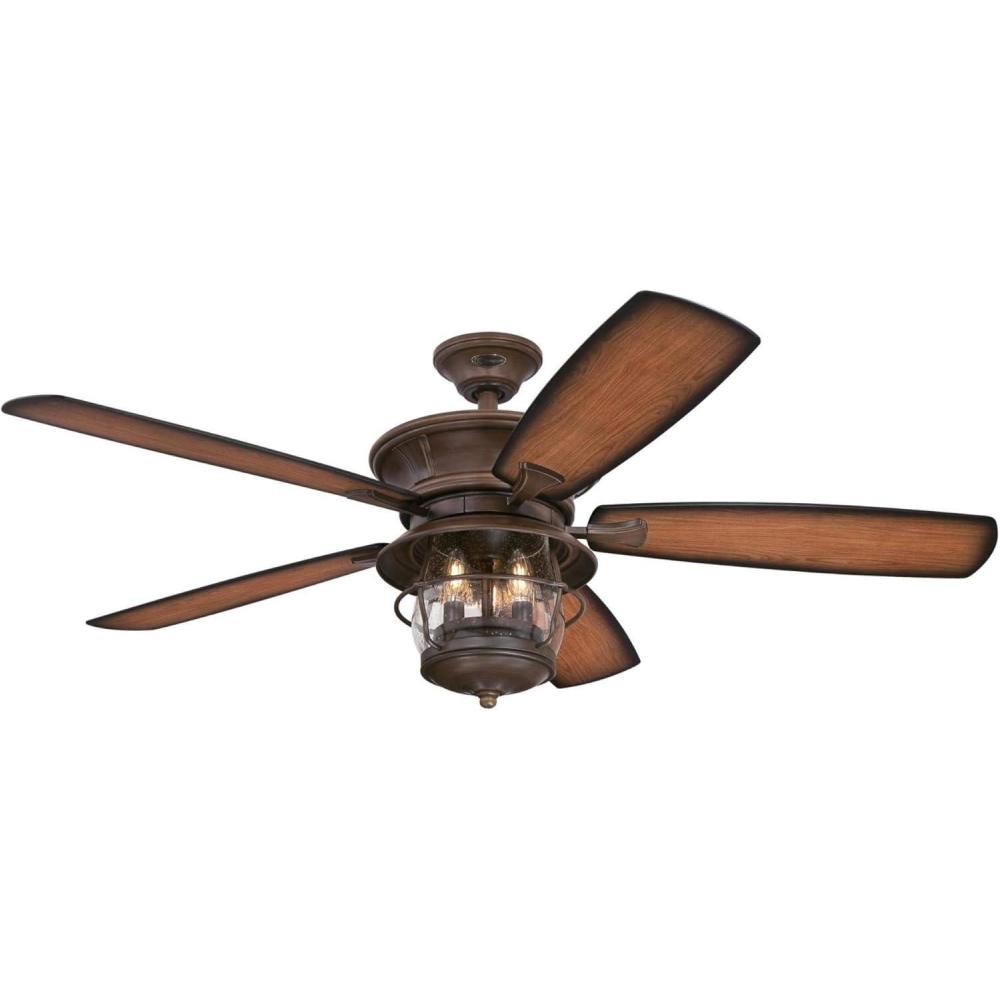 image:imageWestinghouse 7233400 Brentford Indoor Ceiling Fan with Light 52 Inch Aged WalnutLED Lights