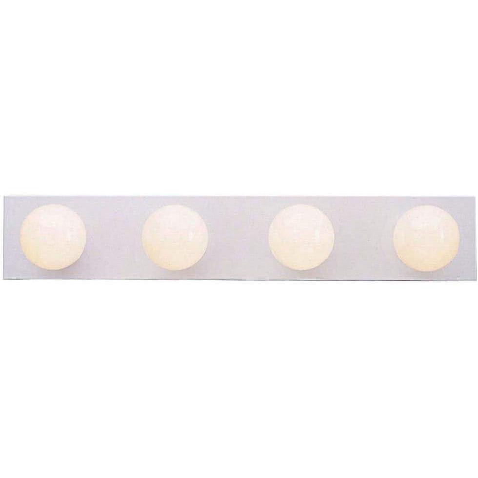 image:imageWestinghouse Lighting 6659500 Traditional FourLight Indoor Vanity Light Fixture White FinishWhite