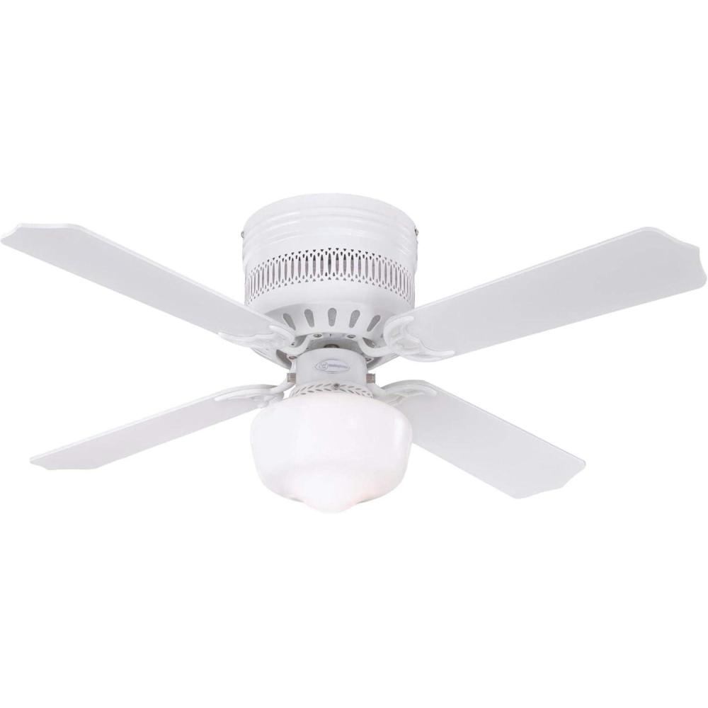 image:imageWestinghouse Lighting 7231000 Casanova Supreme Indoor Ceiling Fan with Light 42 Inch Polished BrassWhite