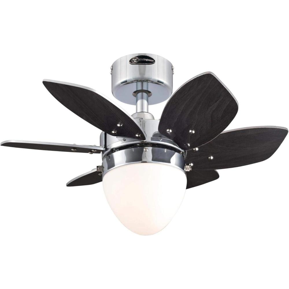 image:imageWestinghouse Lighting 7236900 Origami Indoor Ceiling Fan with Light 24 Inch ChromeChrome