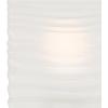 Westinghouse 6304100 Alexander Four-Light Indoor Wall Fixture, Brushed Nickel Finish with Rippled White Glazed Glass(4-Light Wall Fixture)