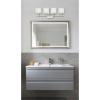 Westinghouse 6304100 Alexander Four-Light Indoor Wall Fixture, Brushed Nickel Finish with Rippled White Glazed Glass(4-Light Wall Fixture)