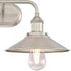 Westinghouse 6336300 Maggie Two-Light Indoor Wall Fixture, Brushed Nickel Finish 2(Brushed Nickel)