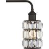 Westinghouse 6337900 Sophie Three-Light Indoor Wall Fixture, Oil Rubbed Bronze Finish with Crystal Prism Glass(Oil Rubbed Bronze 3 Light Wall)