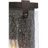 Westinghouse 6352300 Burnell One-Light Indoor, Oil Rubbed Bronze Finish with Clear Seeded Glass Wall Fixture, Black