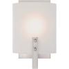 Westinghouse 6369500 Enzo James One Indoor Fixture, Finish Wall Sconce, 1-Light, Brushed Nickel Frosted Glass(Brushed Nickel Frosted Glass)