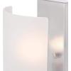 Westinghouse 6369500 Enzo James One Indoor Fixture, Finish Wall Sconce, 1-Light, Brushed Nickel Frosted Glass(Brushed Nickel Frosted Glass)