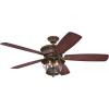Westinghouse 7233400 Brentford Indoor Ceiling Fan with Light, 52 Inch, Aged Walnut(LED Lights)