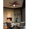Westinghouse 7236200 Oasis Indoor/Outdoor Ceiling Fan with Light, 48 Inch, Oil Rubbed Bronze(LED Lights)
