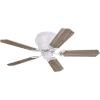 Westinghouse Contempra Trio 42 Inch Ceiling Fan with Light, Indoor White Ceiling Fan for Small Rooms, Reversible Blades White/White Washed Pine, LED Bulbs Included