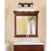 Westinghouse Lighting 6300600 3-Light Wall Fixture, Bronze