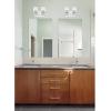 Westinghouse Lighting 6334400 Nyle Two-Light Indoor Wall Fixture, Chrome Finish with Clear Glass(2-Light Wall Fixture)