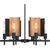 Westinghouse Lighting 6575800 Sirino Six-Light Indoor Chandelier, Matte Black Finish with Metallic Bronze Accents, Two Tone(Chandelier)