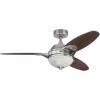 Westinghouse Lighting 7224400 Arcadia 46 Inch Brushed Nickel Indoor Ceiling Fan, Dimmable LED Light Kit, Frosted White Alabaster Glass, Remote Control(Brushed Nickel)