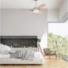 Westinghouse Lighting 7224400 Arcadia 46 Inch Brushed Nickel Indoor Ceiling Fan, Dimmable LED Light Kit, Frosted White Alabaster Glass, Remote Control(Brushed Nickel)