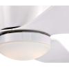 Westinghouse Lighting 7225100 Carla Ceiling Fan with Light and Remote Control, 46 Inch, White