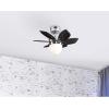 Westinghouse Lighting 7236900 Origami Indoor Ceiling Fan with Light, 24 Inch, Chrome(Chrome)
