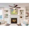 Westinghouse Lighting 7237500 RICHBORO SE Indoor Ceiling Fan with Light, 42 Inch, Brushed Nickel(LED Lights)