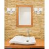 Westinghouse White 6303900 Alexander Two-Light Indoor Wall Fixture, Brushed Nickel Finish with Rippled Glazed Glass