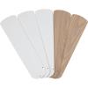 Westinghouse 16.5-Inch Replacement Fan Blades for 42-Inch Ceiling Fans(Reversible White/Bleached Oak)