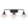 Oil Rubbed Bronze - Frosted Opal Shade