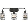 Westinghouse 6337900 Sophie Three-Light Indoor Wall Fixture, Oil Rubbed Bronze Finish with Crystal Prism Glass(Oil Rubbed Bronze 3 Light Wall)