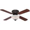 Westinghouse 7230500 Hadley 42 Inch Oil Rubbed Bronze Indoor Ceiling Fan, Dimmable LED Light Fixture with White Alabaster Bowl(Oil-Rubbed Bronze)