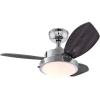 Westinghouse 7233000 Wengue Indoor Ceiling Fan with Light, 30 Inch, Espresso(Chrome)