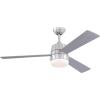 Westinghouse 7304900 Brinley Ceiling Fan, 52″, Brushed Nickel