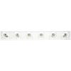 Westinghouse Lighting 6659500 Traditional Four-Light Indoor Vanity Light Fixture, White Finish(Beveled Mirror)