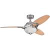 Westinghouse Lighting 7224400 Arcadia 46 Inch Brushed Nickel Indoor Ceiling Fan, Dimmable LED Light Kit, Frosted White Alabaster Glass, Remote Control(Brushed Nickel)