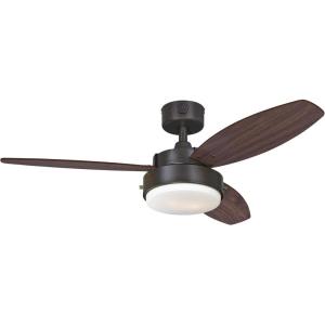 Westinghouse 7222500 Alloy Ceiling Fan, 42 Inch, Oil Rubbed Bronze(Oil-Rubbed Bronze)