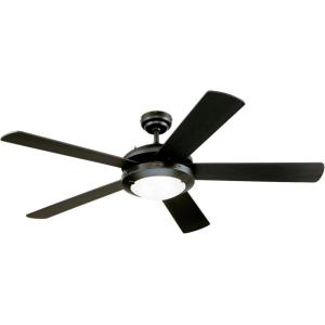 Westinghouse 7224200 Comet Indoor Ceiling Fan with Light, Matte Black(Matte Black)