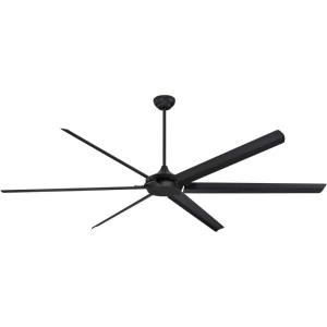 Westinghouse 7224800 100-Inch Industrial Ceiling Fan, HVLS Indoor/Outdoor Large Commercial Ceiling Fan with Remote, High Airflow DC Motor, Black Finish(Matte Black)