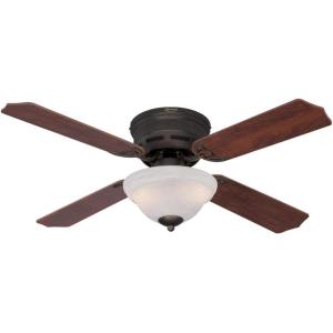 Westinghouse 7230500 Hadley 42 Inch Oil Rubbed Bronze Indoor Ceiling Fan, Dimmable LED Light Fixture with White Alabaster Bowl(Oil-Rubbed Bronze)