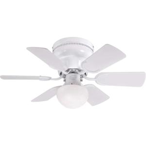 Westinghouse Hadley 30 Inch Brushed Nickel Finish Ceiling Fan with 6 Reversible Blades and Bowl Light Kit with 1 Candelabra Base Light Bulb(White)