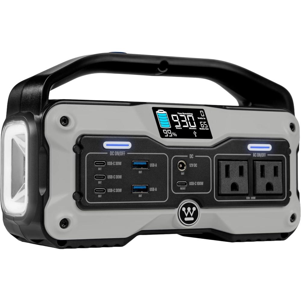 image:imageWestinghouse iGen400s 400 Watt 275Wh Portable Power Station and Solar Generator with LED and DC Outlet for Camping Home Travel IndoorOutdoor Use Solar Panel Not Included