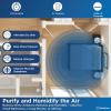 Westinghouse Humidifier and Air Purifier all in one combo with Smart Humidity Sensor Control for Bedrooms with Essential Oil Diffuser and Remote, White(White)