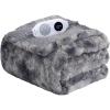 Westinghouse Electric Blanket Queen, Faux Fur Heated Blanket with 10 Heating Levels & 1-12 Hours Auto Off, Soft Cozy Sherpa Heated Blanket Washable Blanket (84″ x 90″ Queen Size, Grey)(Grey)
