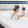 Westinghouse Heated Mattress Pad Queen Size, Dual Wireless Controller Electric Mattress Pad with 10 Heating Levels & 1 to 12 Hours Time Settings, Fit Up to 17″ Deep Pocket(Queen)