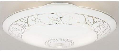 image:imageWestinghouse 6620600 TwoLight SemiFlushMount Interior Ceiling Fixture White Finish with White Scroll Design Glass Round