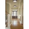 Westinghouse 6344500 Two-Light Indoor Flush Ceiling Fixture (2 Pack), Oil Rubbed Bronze Finish with Frosted Swirl Glass