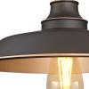Westinghouse 6370300 Iron Hill 12-Inch, One-Light Indoor Semi Flush Mount Ceiling Light, Oil Rubbed Bronze Finish with Highlights(One Size (Pack of 4))