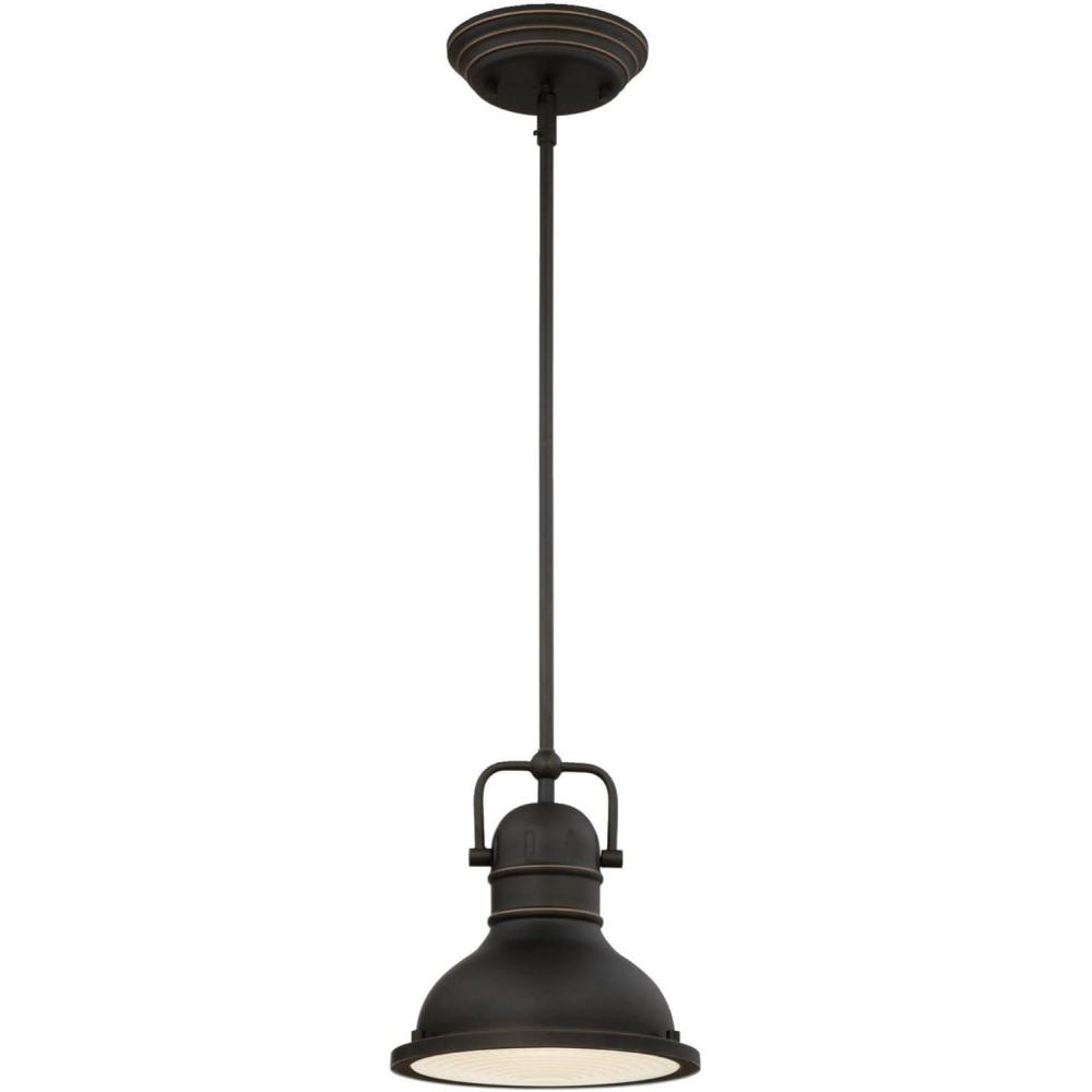 image:imageWestinghouse 63085A Boswell Pendant Standard ChromeOil Rubbed Bronze w Highlights
