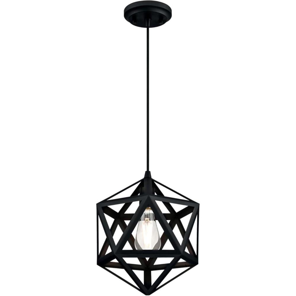 image:imageWestinghouse 6355700 OneLight Indoor Matte Black Finish PendantBlack