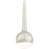 Westinghouse 6329700 One-Light Led Indoor Mini-Pendant, Brushed Nickel Finish with Frosted Opal Glass