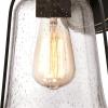 Westinghouse 6339900 Brynn One-Light Outdoor Pendant, Oil Rubbed Bronze Finish with Highlights and Clear Seeded Glass(Outdoor Wall)