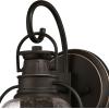 Westinghouse 6339900 Brynn One-Light Outdoor Pendant, Oil Rubbed Bronze Finish with Highlights and Clear Seeded Glass(Outdoor Wall)