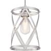 Westinghouse 6362300 Isadora One-Light Mini, Brushed Nickel Finish Indoor Pendant,(Brushed Nickel)