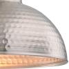 Westinghouse Lighting 6309900 Malte One-Light Indoor Pendant, Hammered Oil Rubbed Bronze Finish and Metal Shade with Gold Interior(Brushed Nickel)